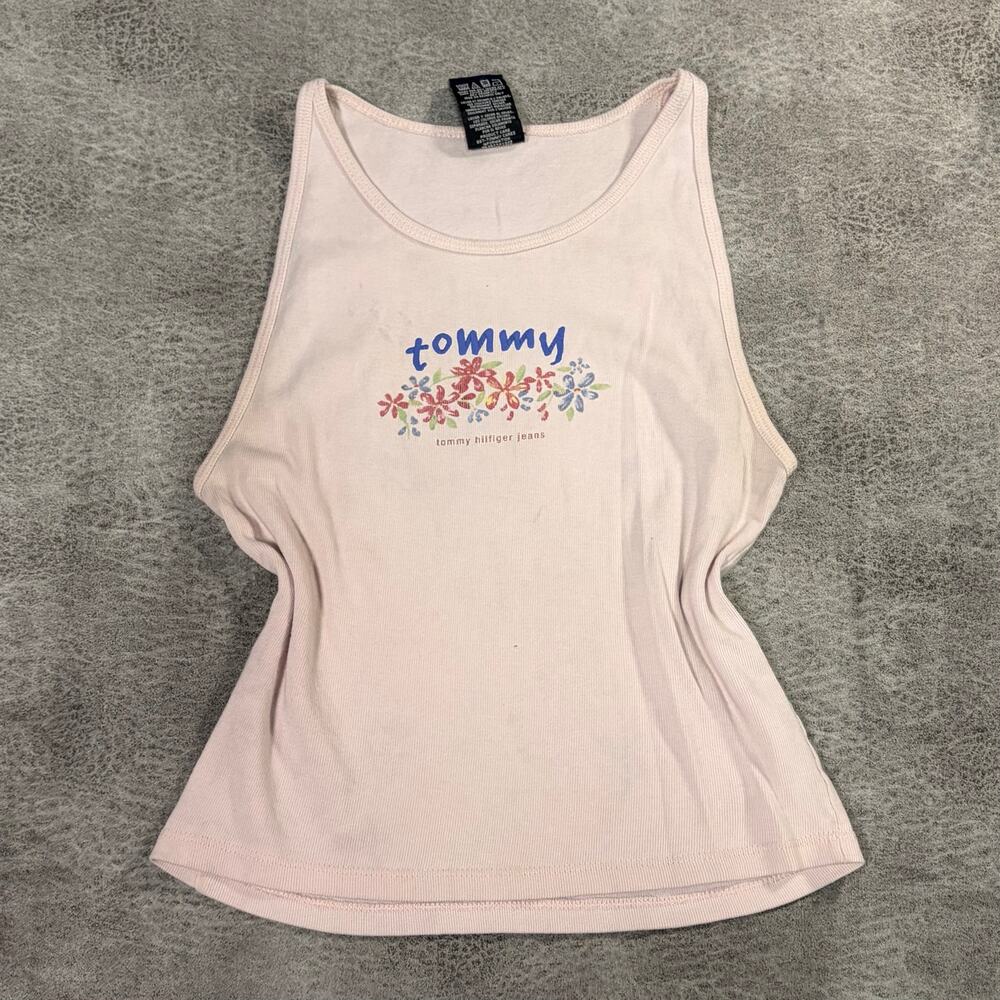 Pink Tommy Hilfiger Graphic Tank Top
